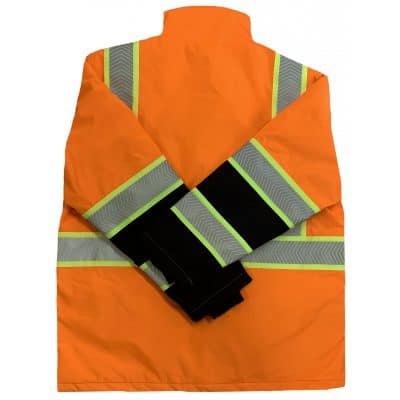 Safetyline Super Jacket Orange Back