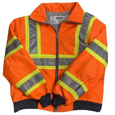 Safetyline Simple Sweatshirt Orange Front