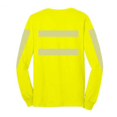 High-Visibility LS Green Back