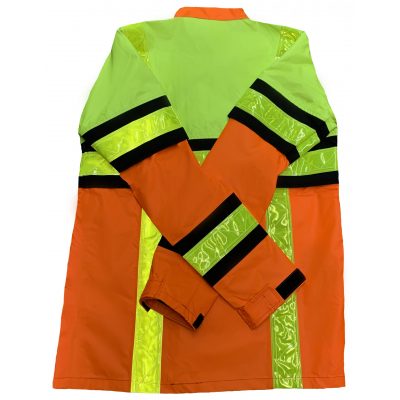 Safetyline Rain Jacket "Xtra Visibility" Back