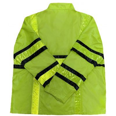 Safetyline Rain Jacket Yellow Back