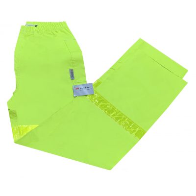 Safetyline Rain Pants Yellow Folded